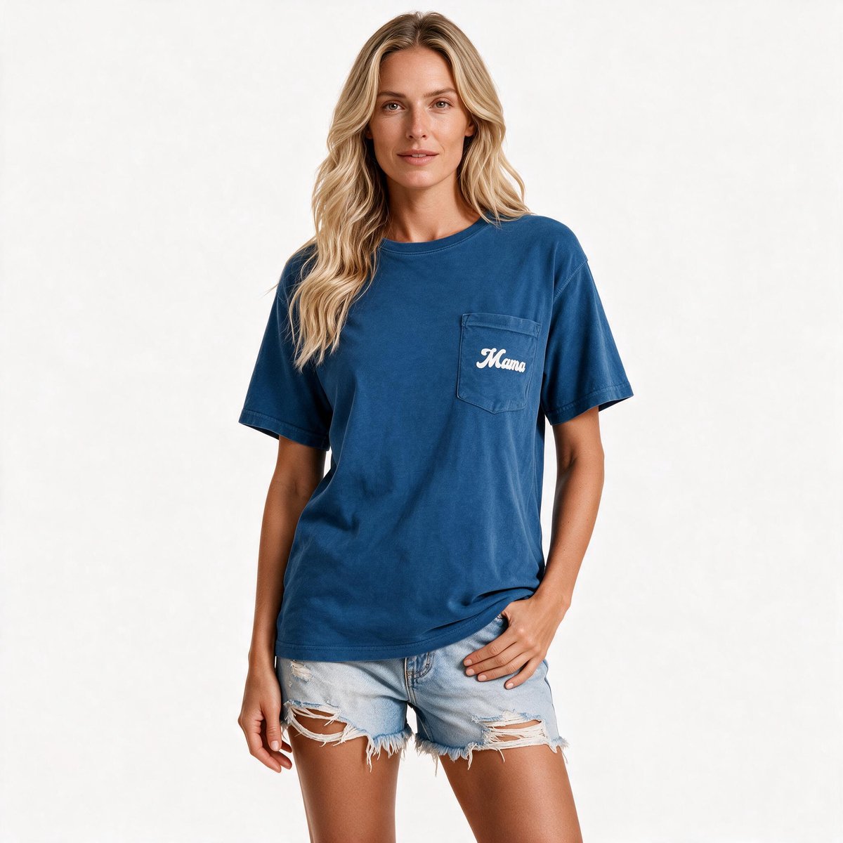 Imily Bela Dames Oversized T-shirt met Borstzak