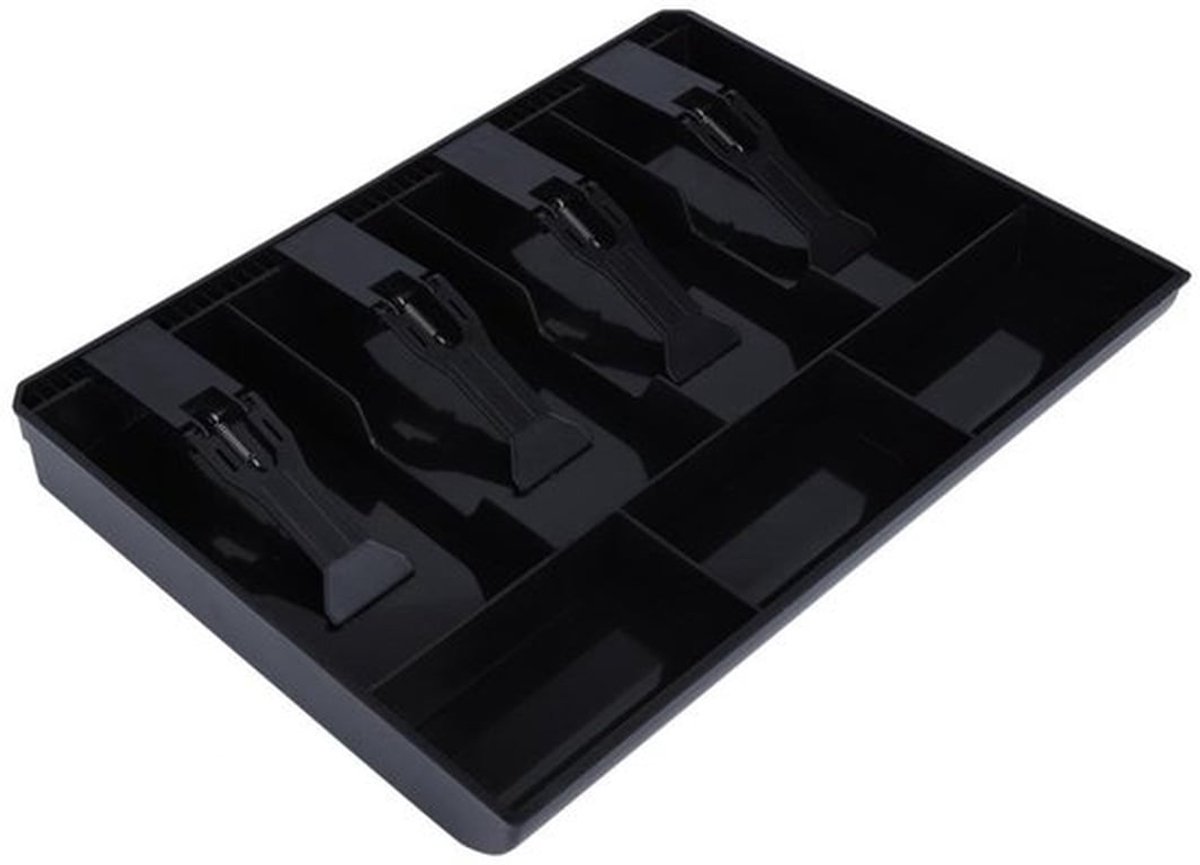 Geldlade Robuust - Kassalade - Geldcassette - 4 Muntcompartimenten - 3 Biljetcompartimenten - 32 x 24,5 x 3,5 cm