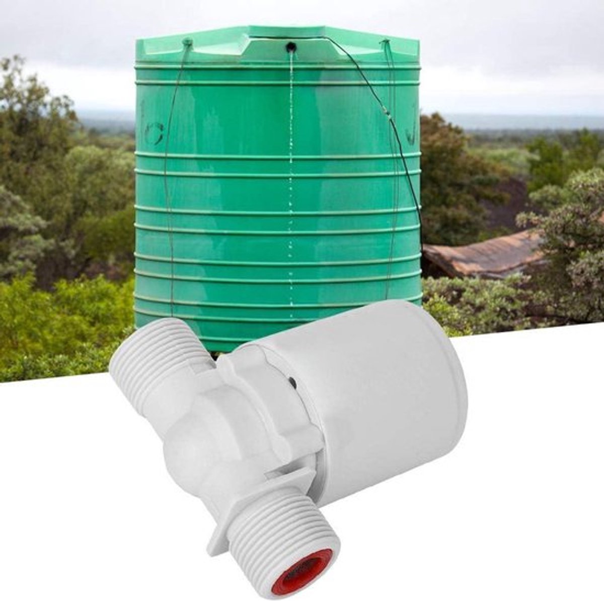 Drijvende kogelkraan - Automatische waterpeilregeling voor watertanks en zwembaden - Betrouwbaar ontwerp met vlotterklep - 3/4 inch - Slijtvast
