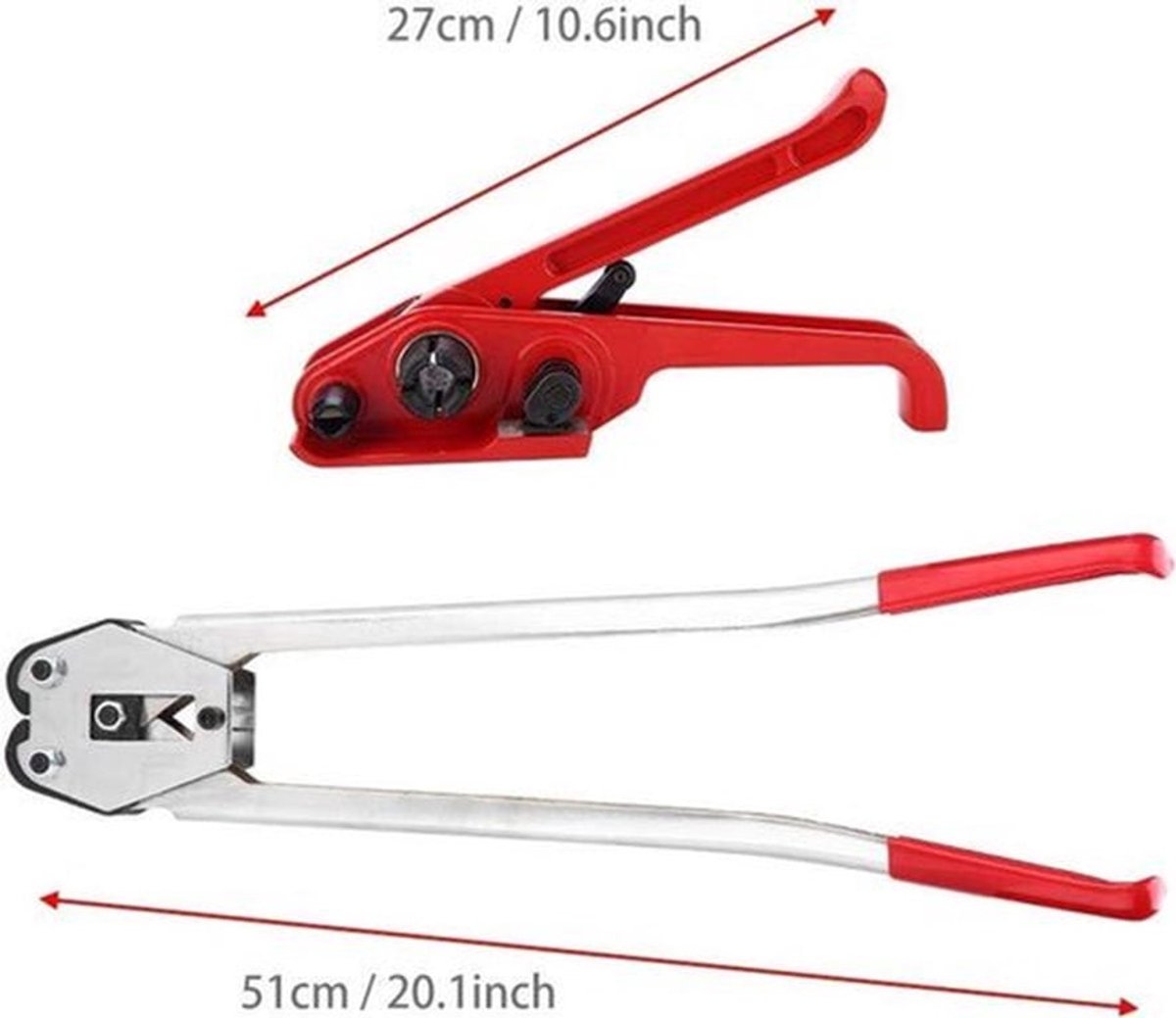Handmatige Sealer en Tensioner voor PET/PP Plastic Riemen - Verpakkingsgereedschap
