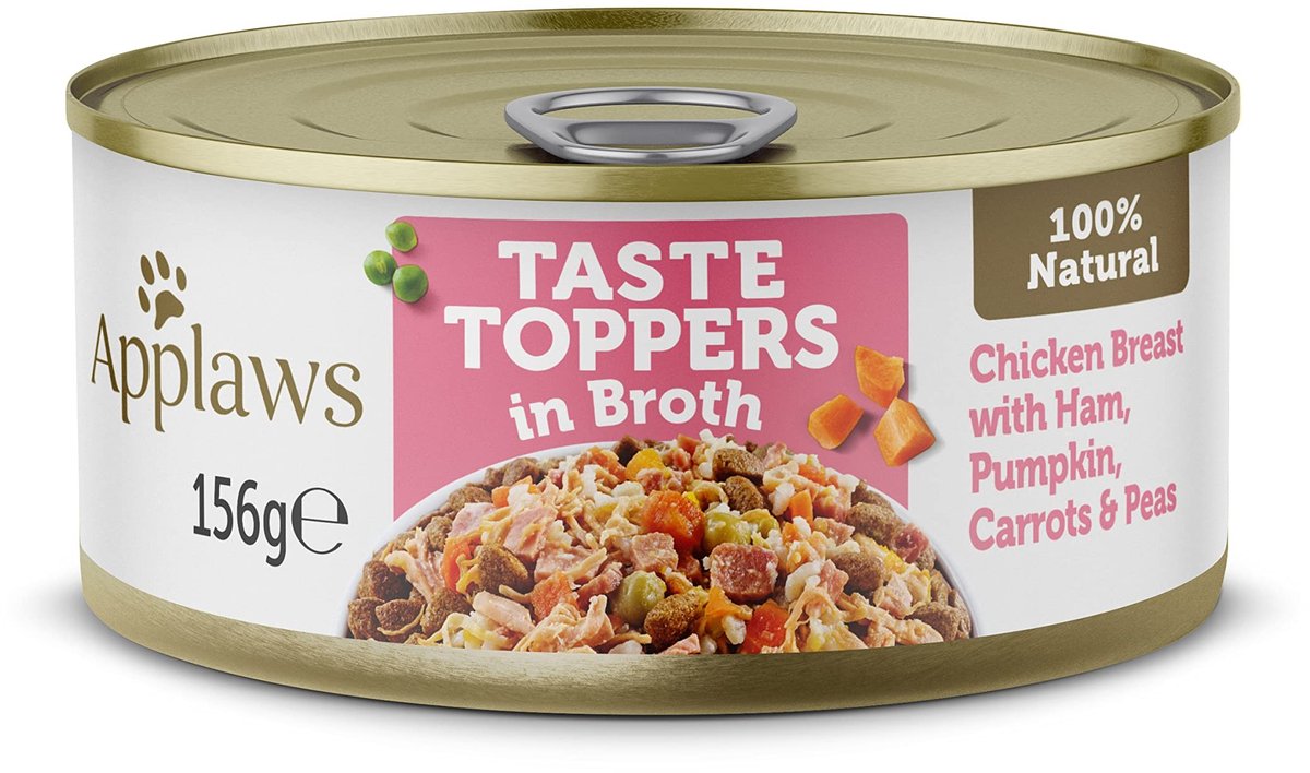 Solidchoice - Hondenvoer met Kip en Ham en Groenten, 12 x 156 g