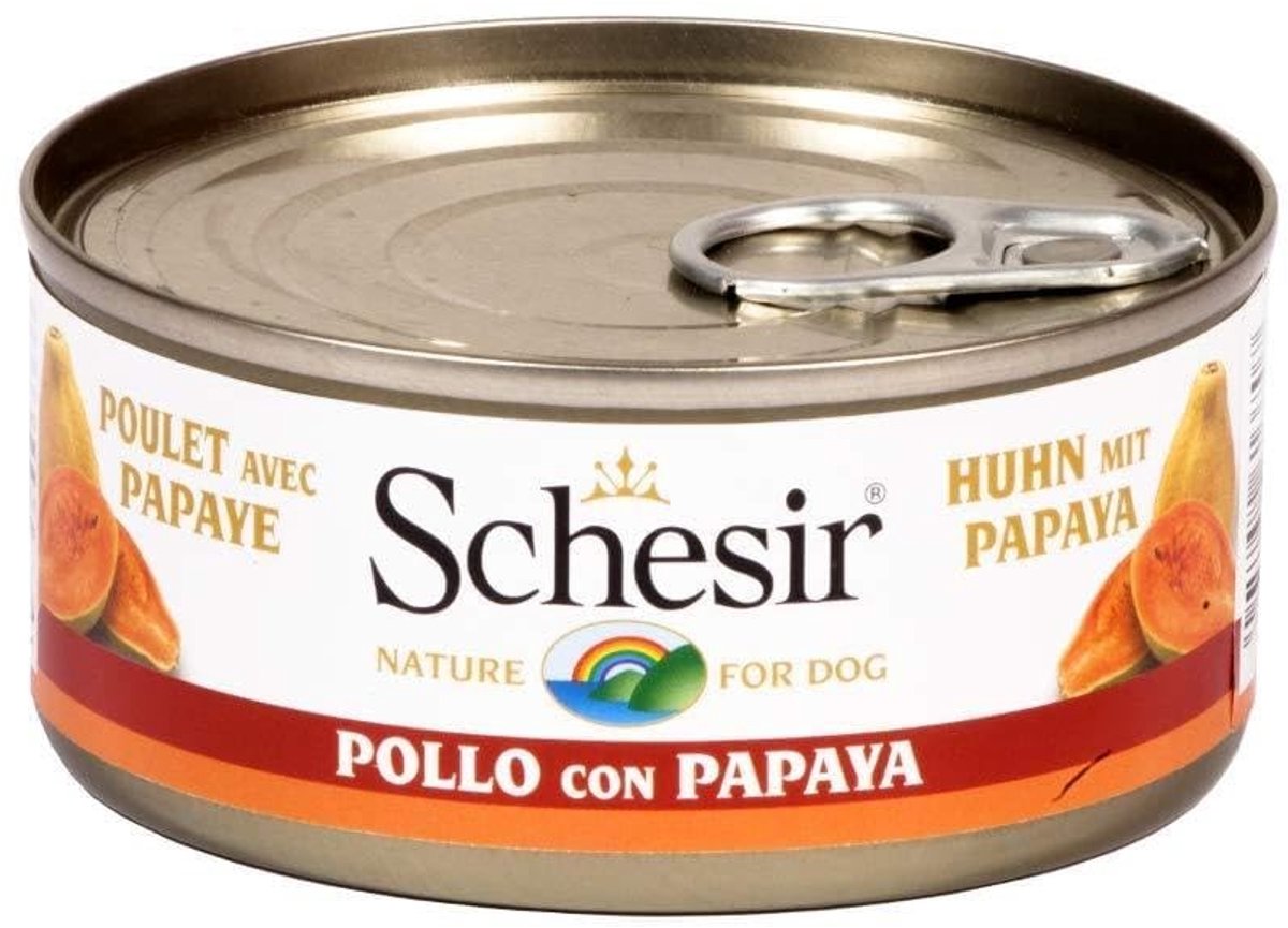 Solidchoice - Natvoer voor Honden met Kip en Papaja 18 x 150 g