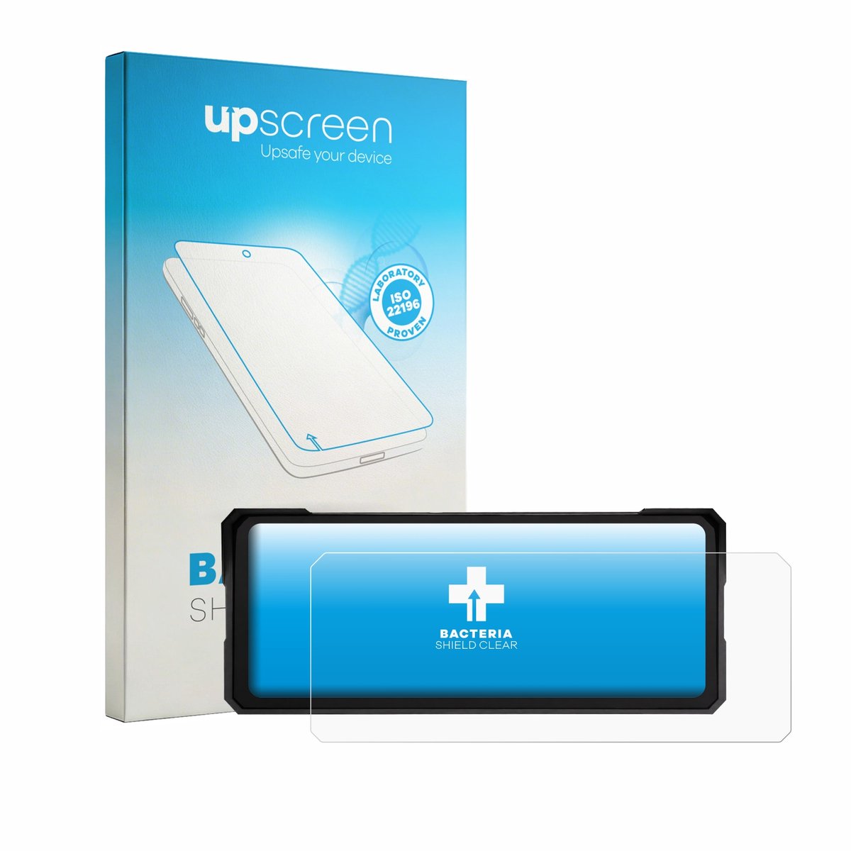 upscreen - Screenprotector voor Jansite MT36 8.1" - Folie Beschermfolie transparant antibacterieel