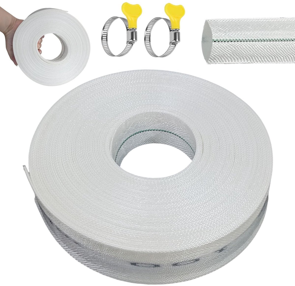 Solidchoice - 20 Meter Vouwbare Tuinslang met Slangklemmen