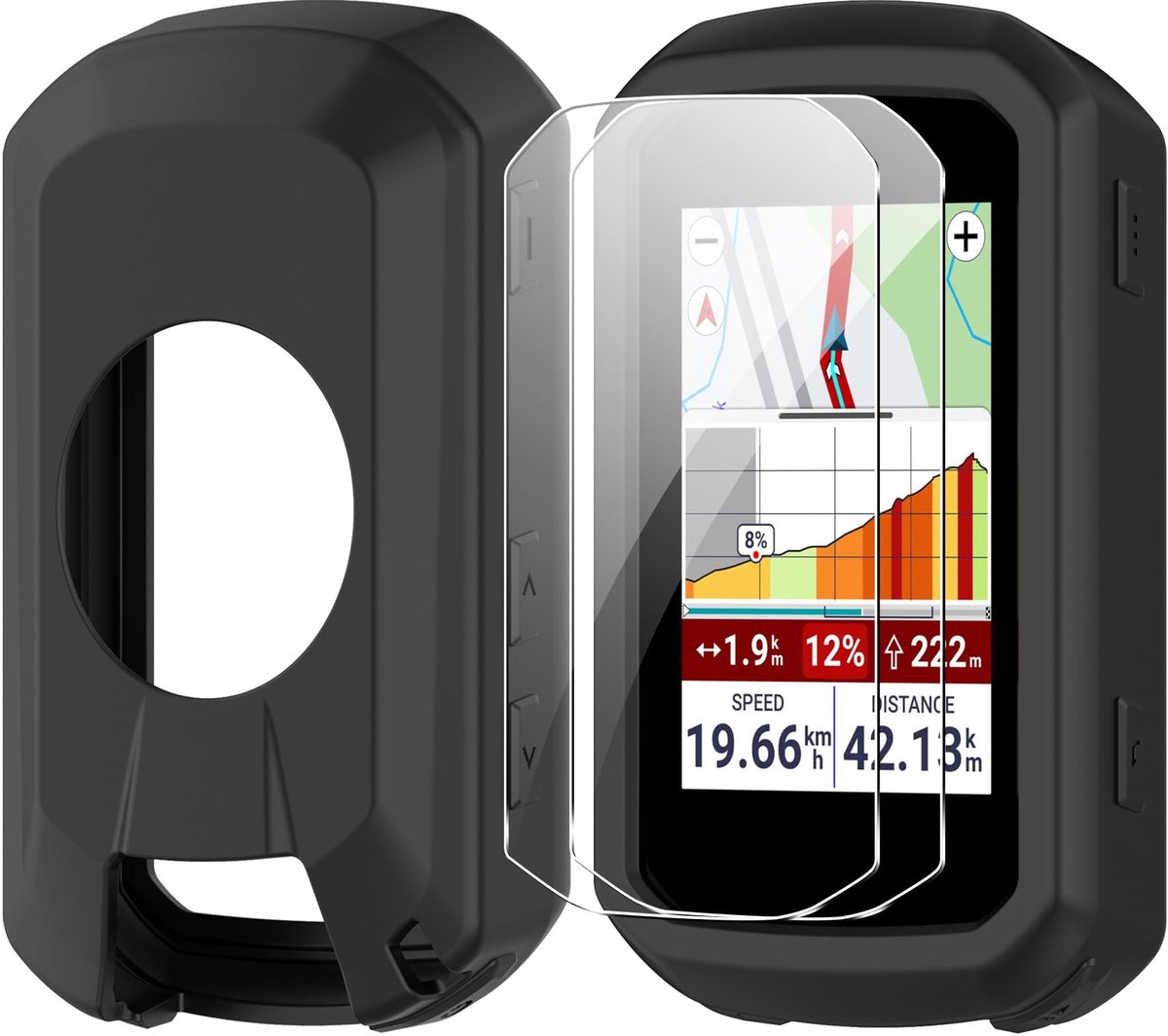 Solidchoice - Beschermende Hoes voor GPS met 2 Screen Protectors