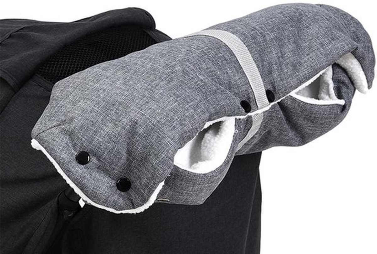 Handwarmer met lamsvacht - Handwarmer voor kinderwagen - Handwarmers oplaadbaar - Handwarmers herbruikbaar - Winteraccessoires - Zachte flanelstof - Kinderwagenhandschoenen
