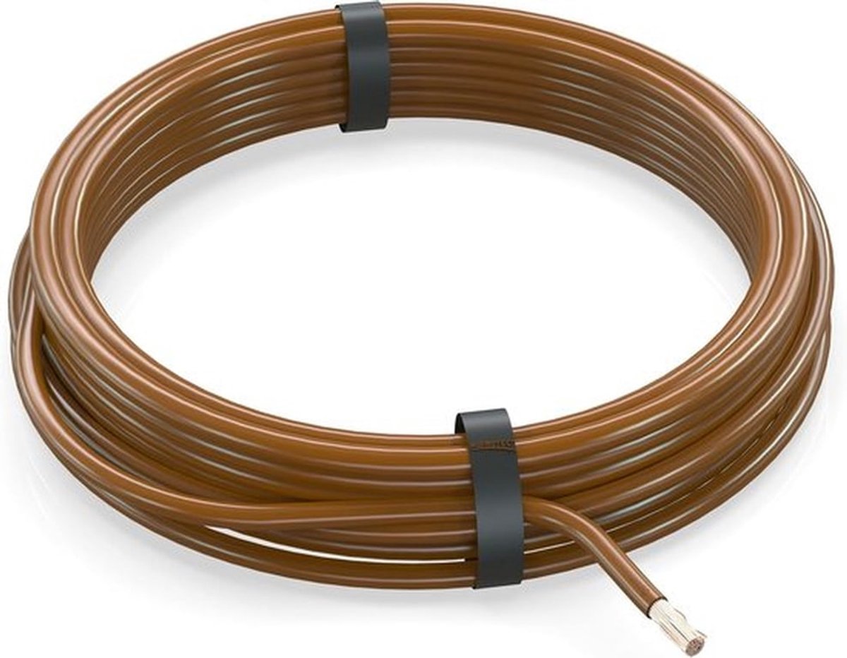 SnelShoppen - AUPROTEC Autokabel 4.0 mm² Set 2 Kleuren 5 m FLRY-B - Flexibel, Ruimtebesparend, Ideaal voor Auto-installaties