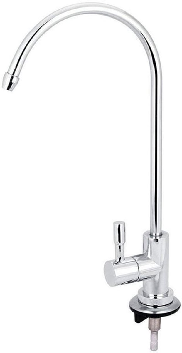 Keukenkraan RVS - Zwanenhals - 360° Draaibaar - Snelle Aansluiting - Drinkwaterfilter - Elegant Design - Waterkraan