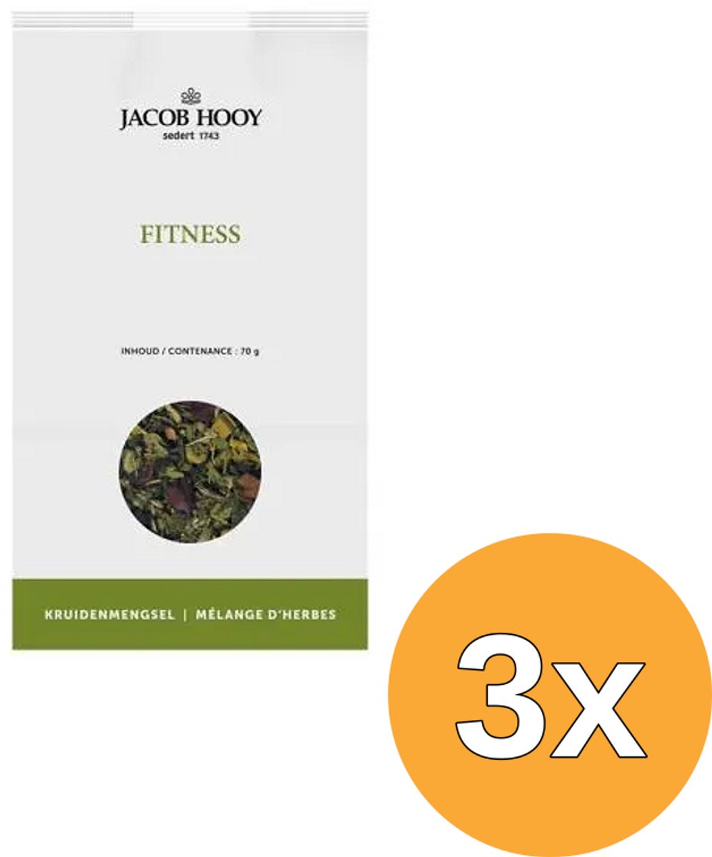 3x Jacob Hooy Fitness Kruidendrank (70 gr)