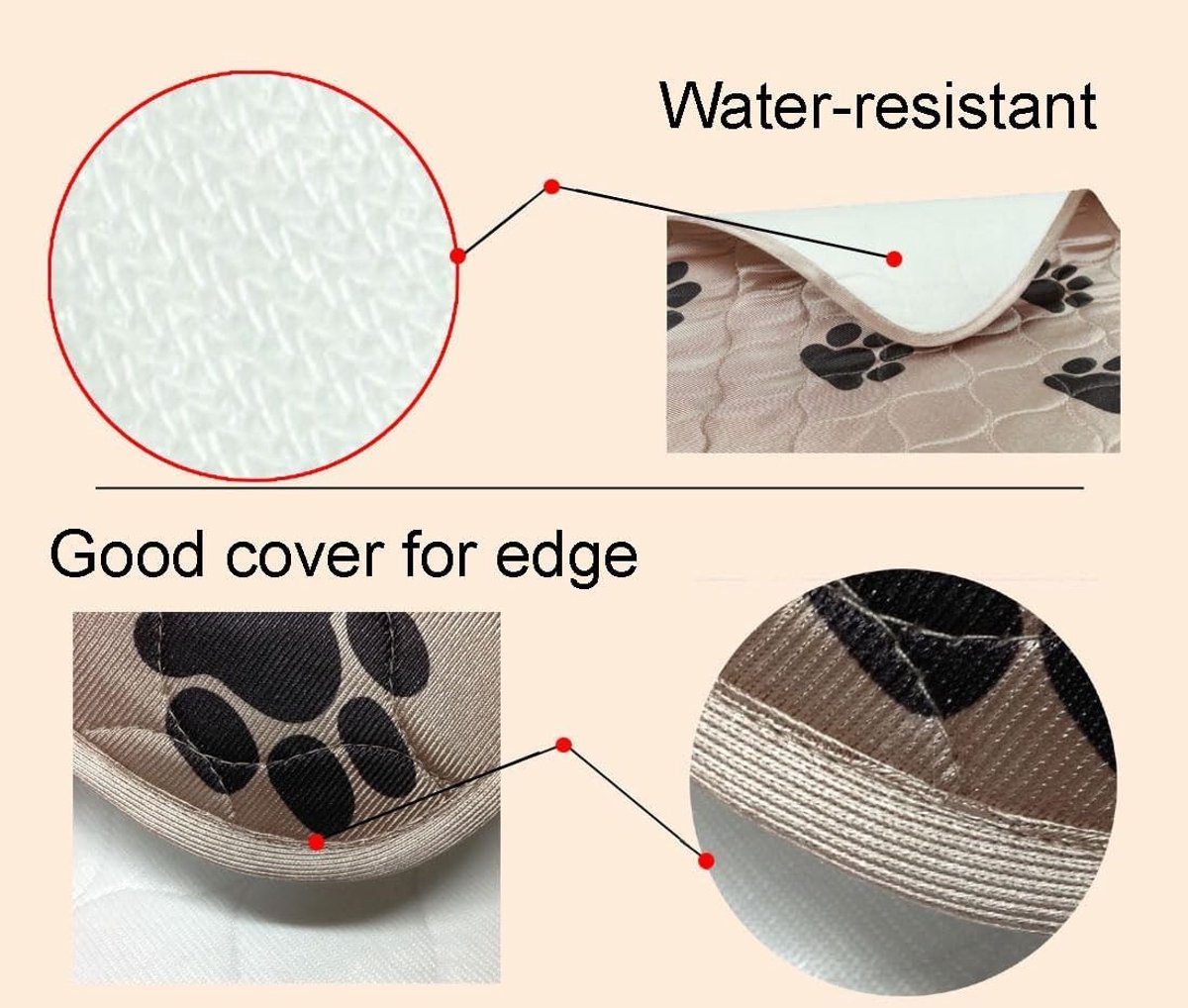 Hondenurine Mat met 4 Lagen, Waterabsorberend en Antislip, Herbruikbare Training Mat - 69.8 x 80.8 cm, Ideaal voor Puppy Training en Huisdieren