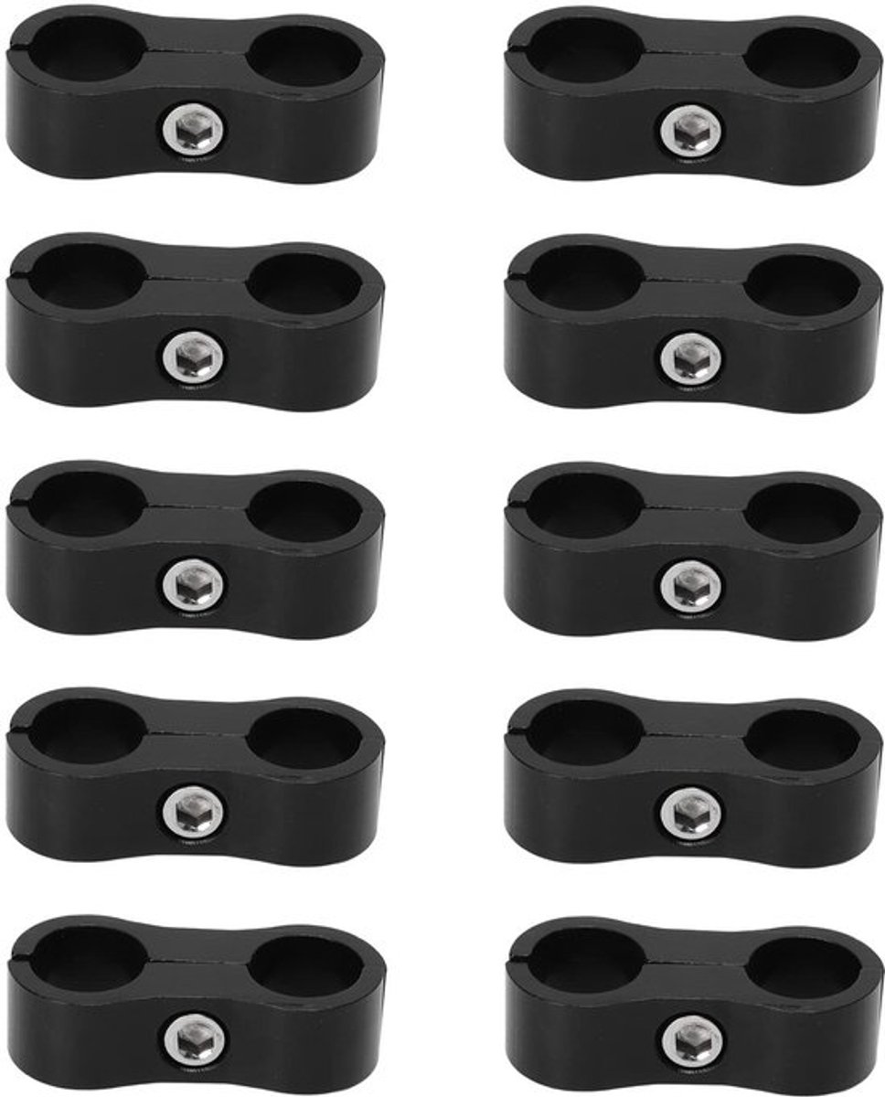 Slangklem 10 Stuks - Slangklemtang - Slangklemmen Assortiment - Slangklem RVS - Slangklemmen 3/8 - Gemakkelijk te installeren - Slangenscheider