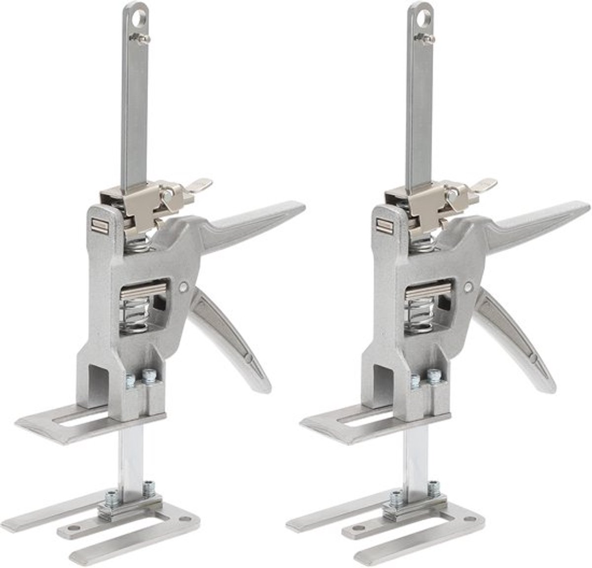 Handkrik 2pcs Meubellifter Meubelverplaatser Platenlift Badkamer Armlifter Arbeidsbesparende Arm Platenliften Tot 150kg, verstelbaar 0cm-23cm