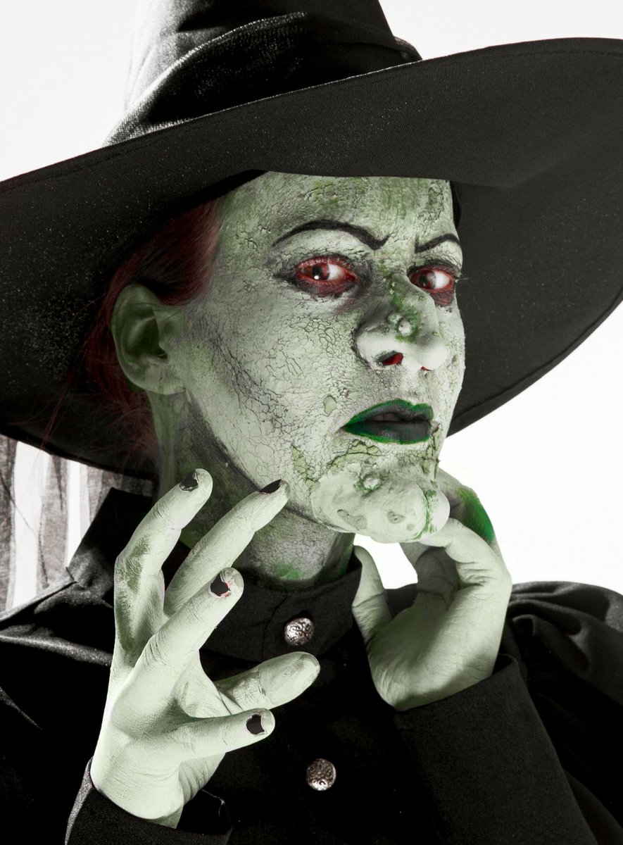 Special Effect Crème Scary Skin Groen - Carnaval Vampier Heksen Mantel Halloween