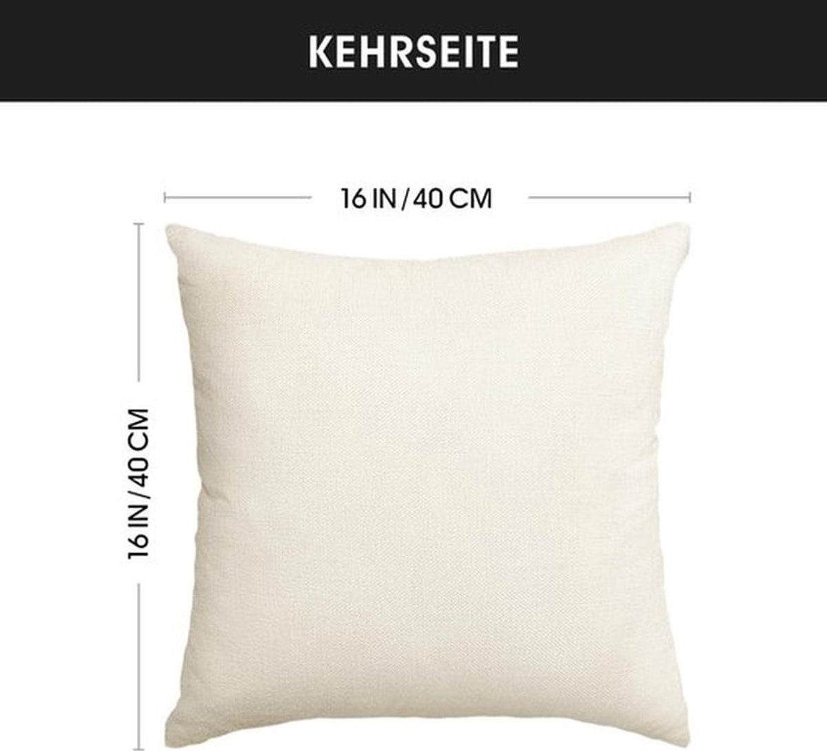 Set van 2 Decoratieve Kussenslopen - 40 x 40 cm - Groen