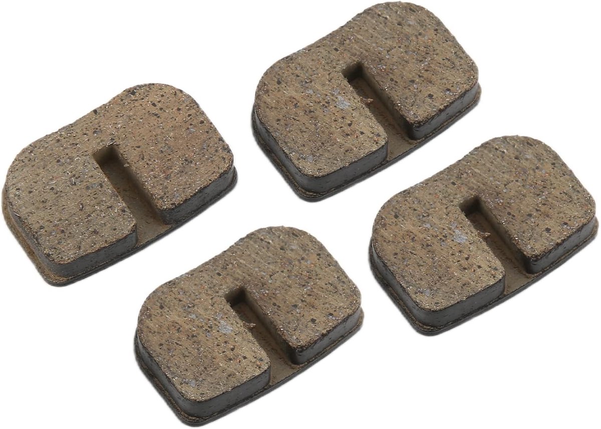 Disc Brake Pad, 4Pcs Rear Disc Brake Pad Set Ceramics Replacement for MOTOVOX MBX10 MBX11 Mini Bike Go Kart Scooter - ShopVlot