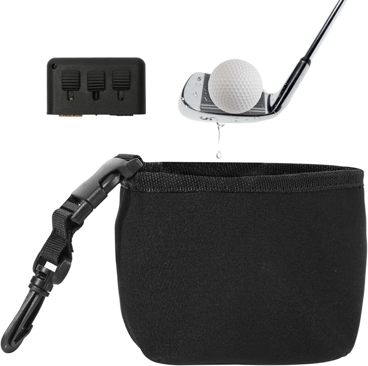 Golf Club and Golf Ball Cleaning Bag, Waterproof Golf Club Scrub Bag, Portable Golf Club Laundry Bag, Golf Club - ShopVlot