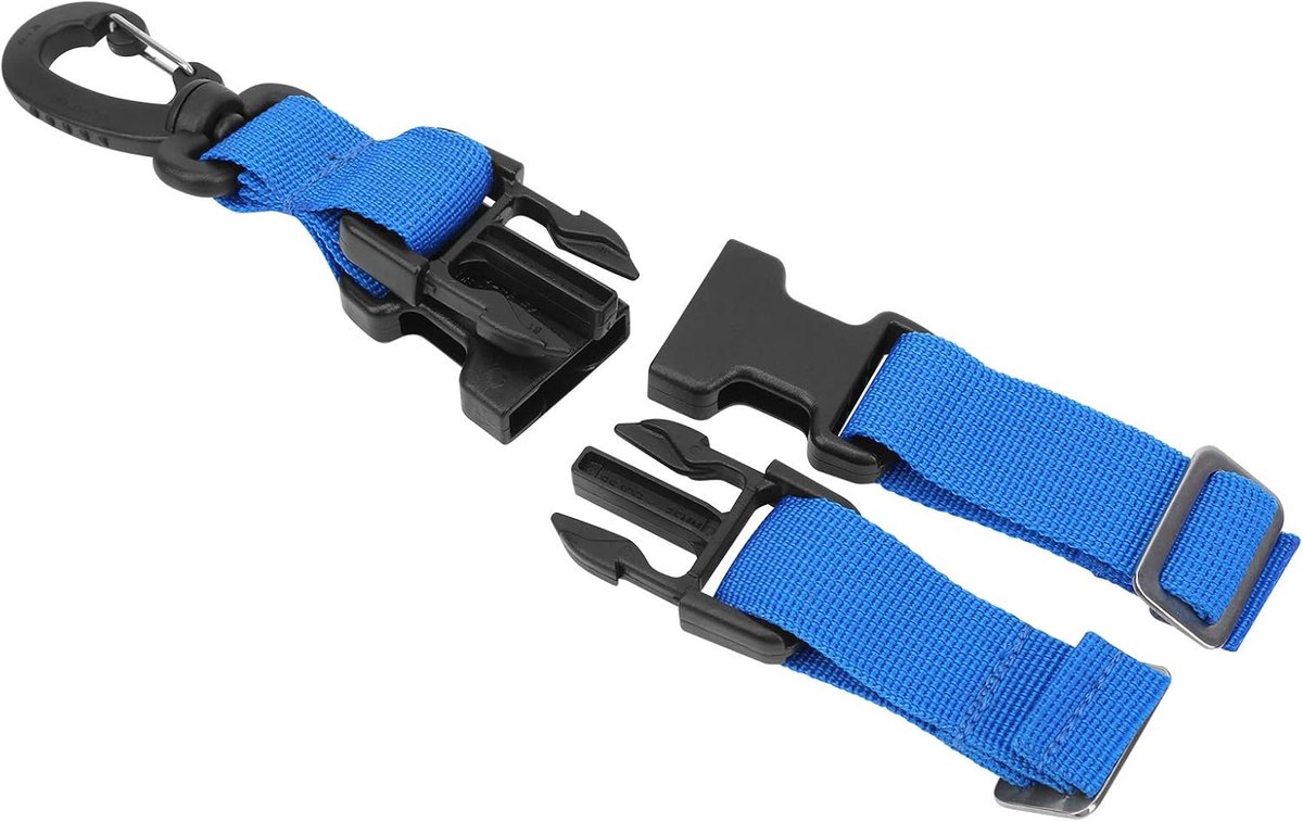 Dive Fin Goalkeeper Strap Reliable Tool Lightweight for Swiming(Blue) - ShopVlot