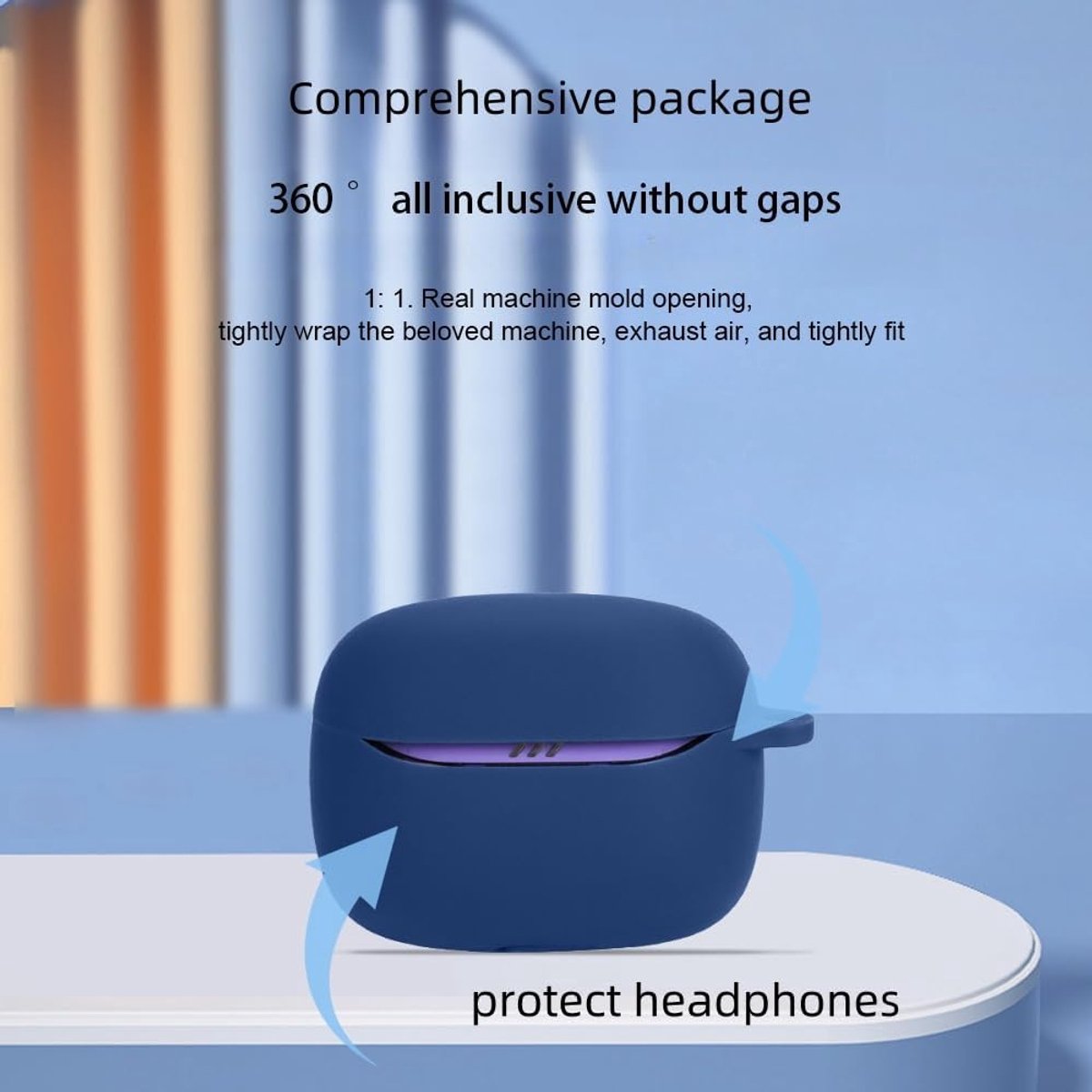 FTRONGRT Case Compatible with JBL Tune Beam 2, Scratch-Resistant, Shockproof Silicone Case Compatible with JBL Tune - ShopVlot