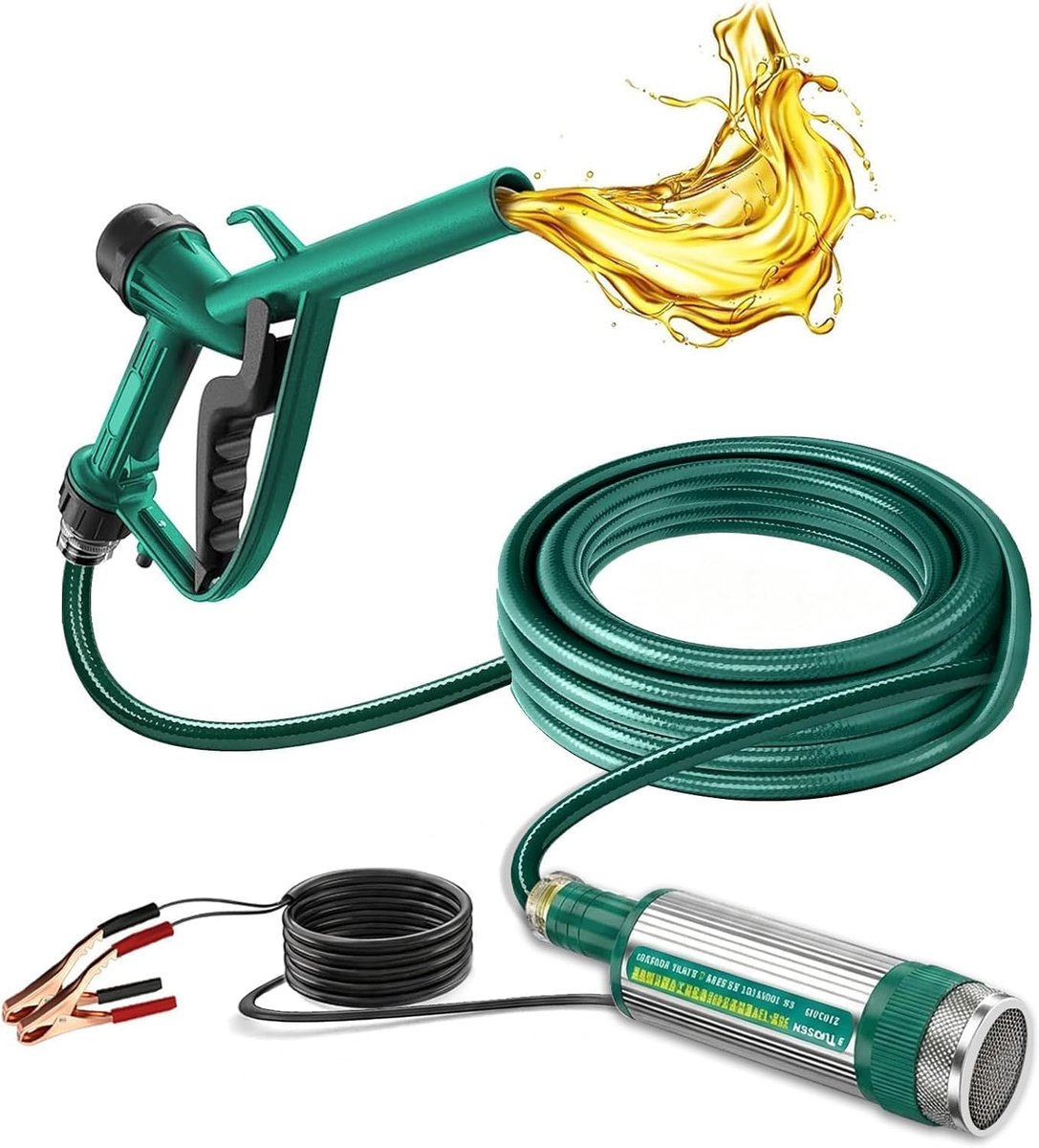 Dieselpomp, zelfaanzuigend, dieselpomp 12 V, 30 LMP, stookoliepomp, vervoer van dieselkerosine water, voor - ShopVlot