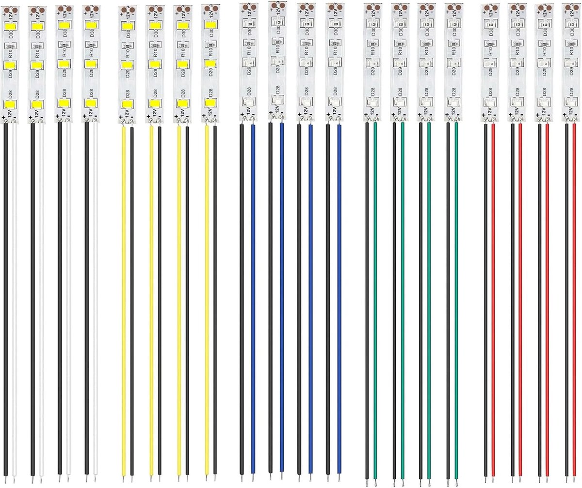 LED strips 50 mm - 20 stuks - SMD 2835 - Helder licht voor eenvoudige installatie - ShopVlot
