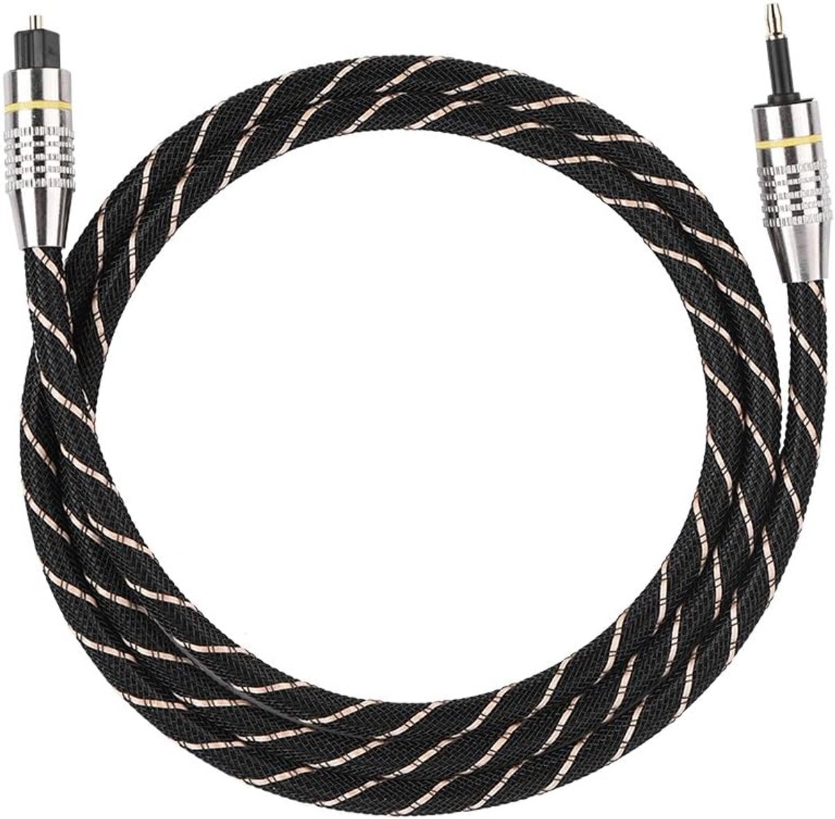 Toslink home cinema optische audiokabel - Toslink naar 0.3 cm mini jack - met metalen aansluitingen - ShopVlot