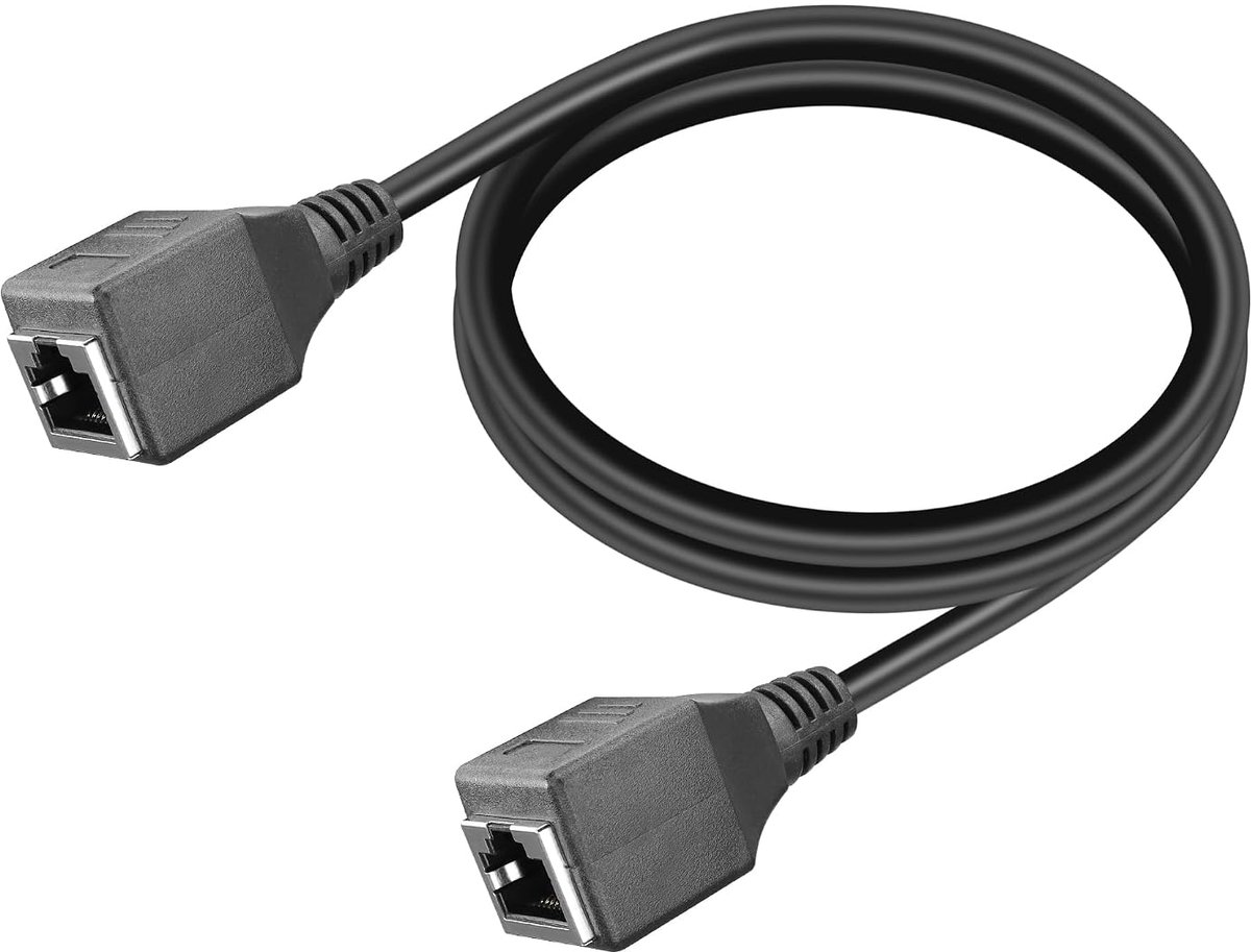 Ethernet kabel verlenger 2FT - RJ45 8p8c female to female - hoog snelheid dataoverdracht - ShopVlot