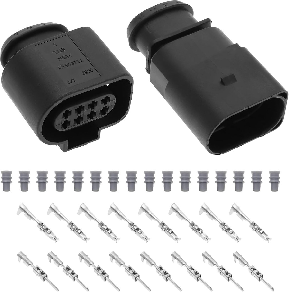 8-pins stekker connector set - plastic - vervangingsonderdelen - voor autosensoren - ShopVlot