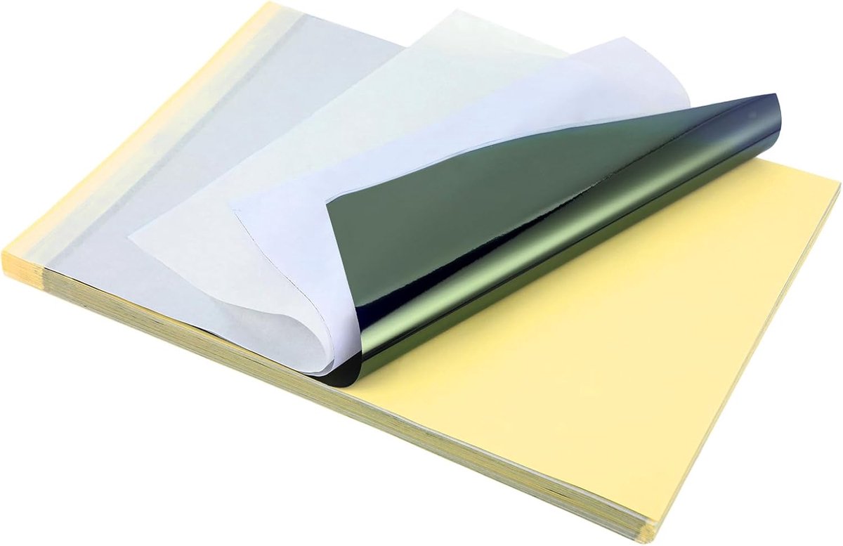 Transferpapier voor tatoeages A4 - 50 vellen - 4-laags - ideaal voor professionele artiesten - ShopVlot