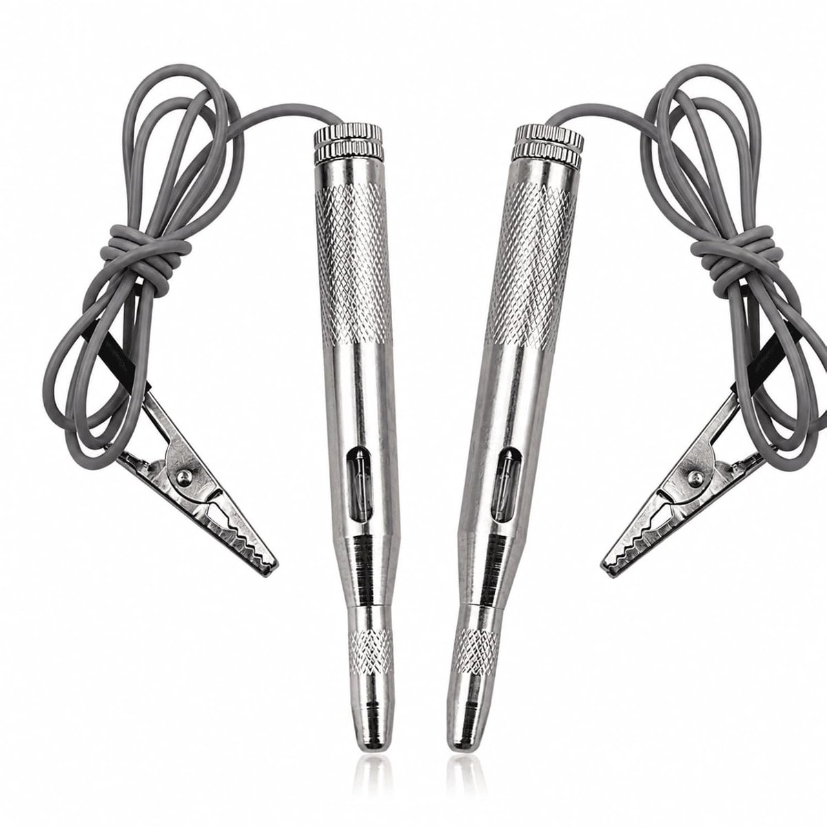 Autospanningstester 2 stuks - 65 cm kabel - met krokodillenklem - snelle foutdiagnose - ShopVlot