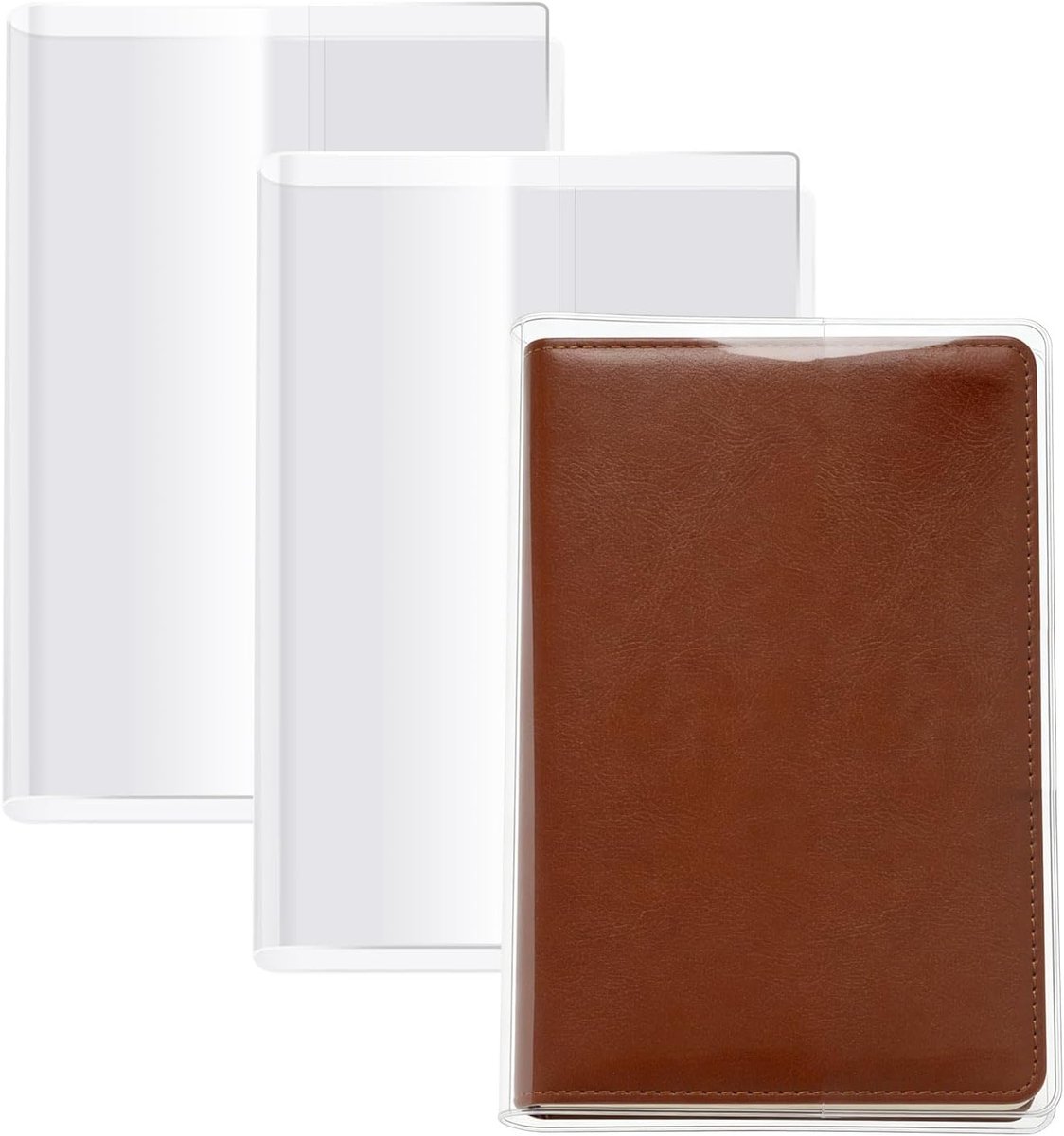 A5 planner cover 3-pack - 31,2 cm x 21,5 cm PVC - waterdicht - beschermt uw notitieboek - ShopVlot
