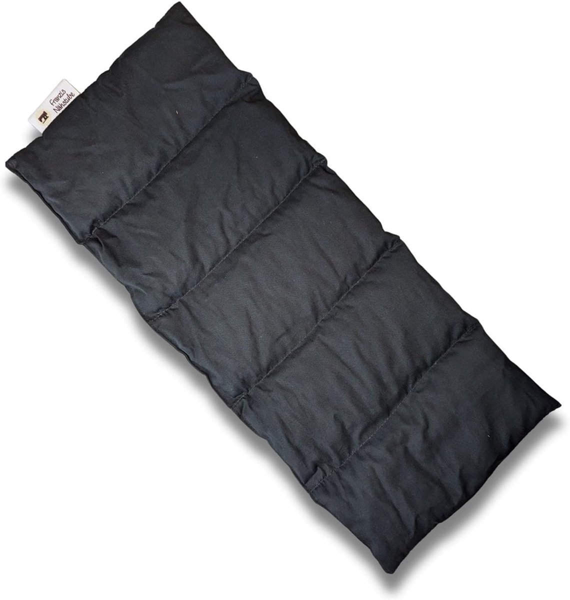 Hooikussen 50x20 cm - 100% Katoen - Zwart - Warmte- en koudepillow voor in de magnetron - ShopVlot