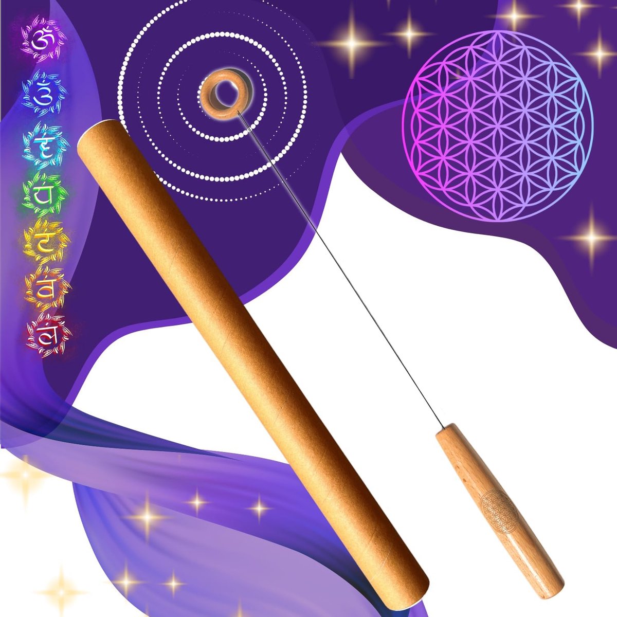 Tensor Tenseur Biotenseur, professional dowsing rod - radiesthesia rod - beech wood - light and sensitive - ShopVlot