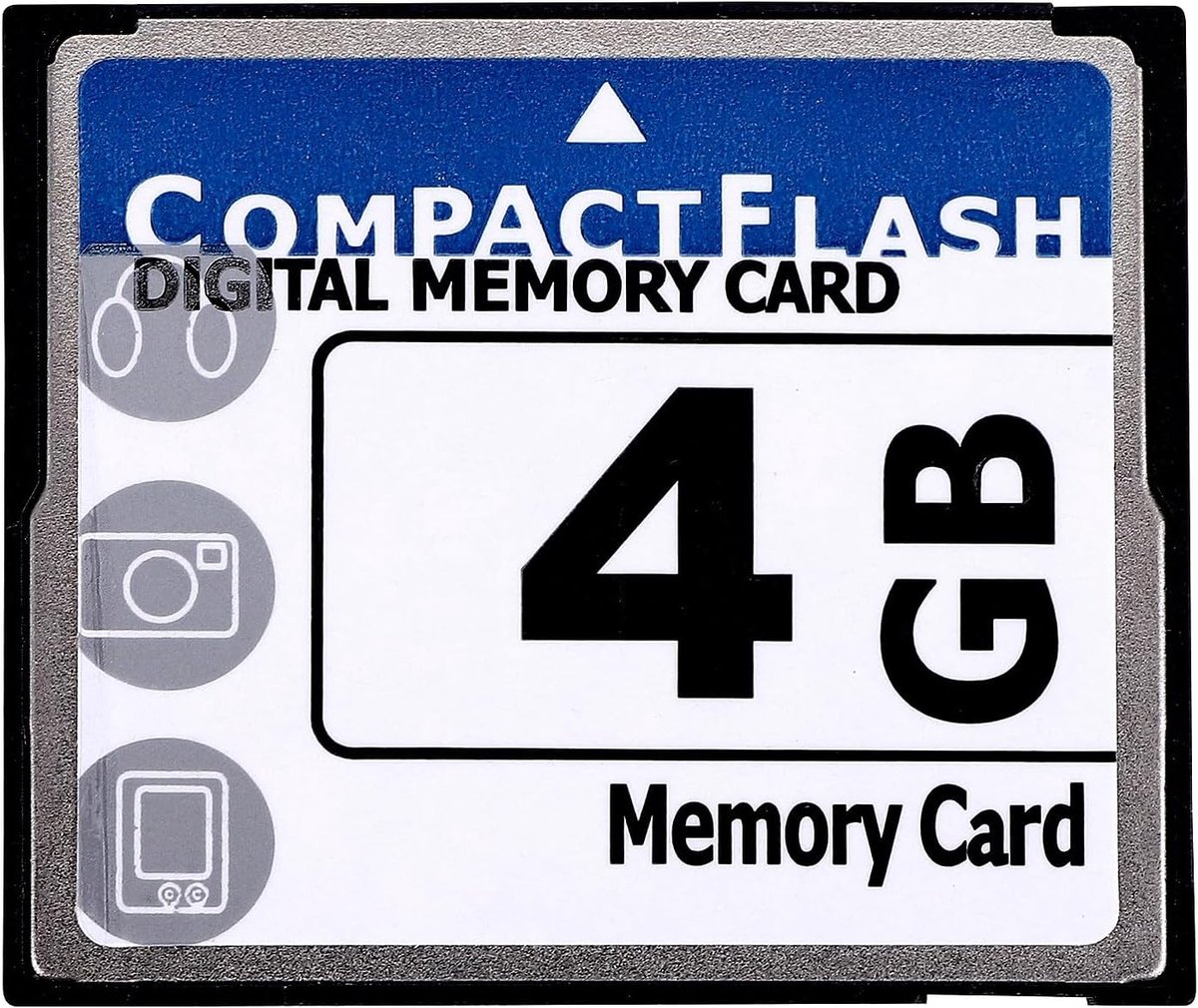 Professional 4Gb Compact Flash Memory Card (Whiteandblue) - ShopVlot