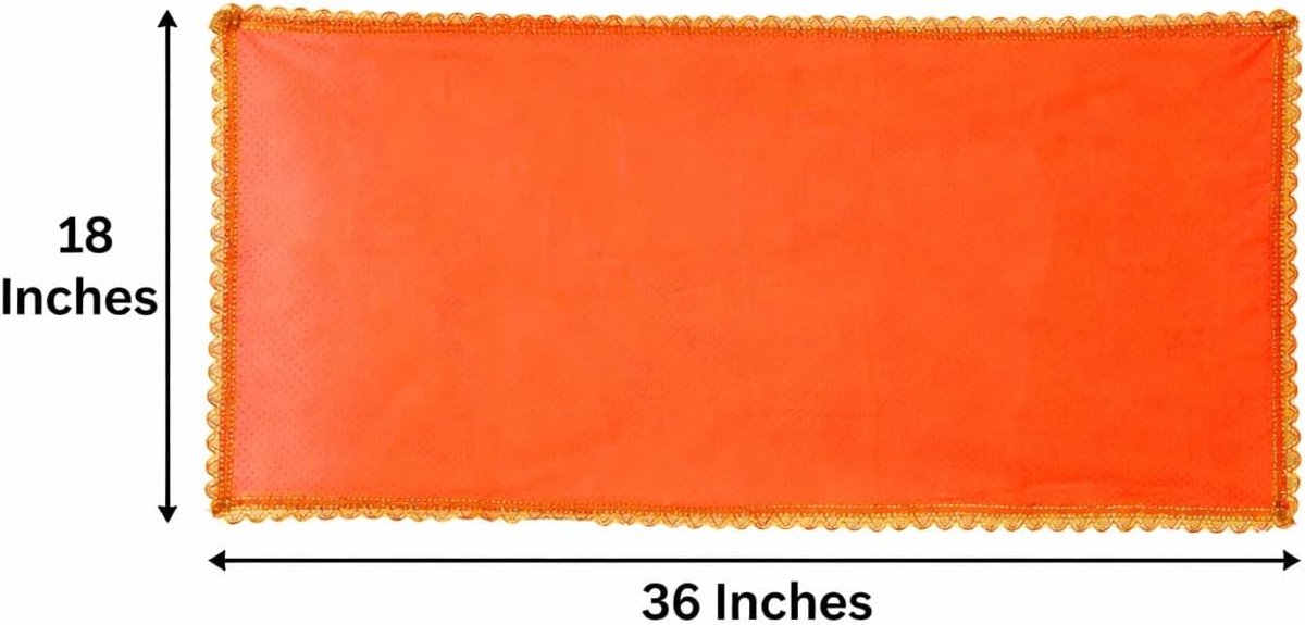Decorative Chunari Cloth PoojaChunni Puja(Size:-18 Inch x 36 Inch) Indian Traditional Festival Laxmi Poojan Navratri - ShopVlot