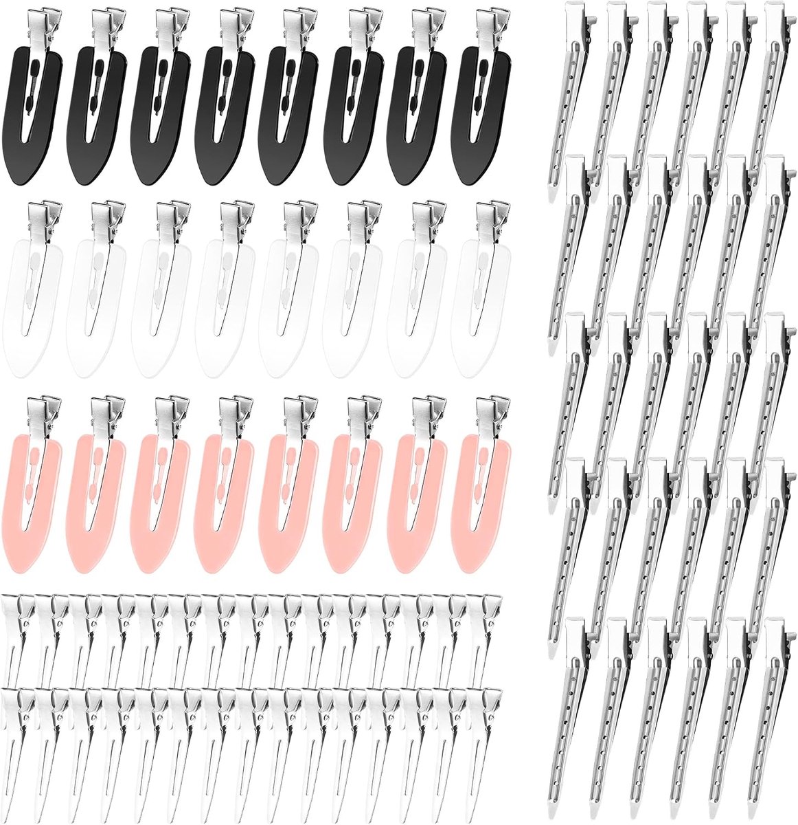 Naadloze haarspeld curl clips - ideaal voor krullen - comfortabel in gebruik - 12 stuks - ShopVlot