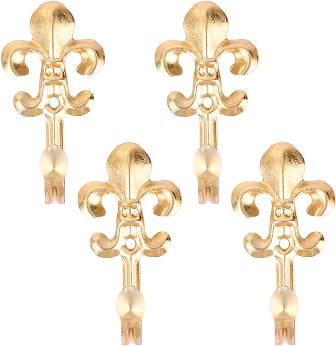 Jashaken vintage 8 stuks - Goud - Roestvrij en duurzaam - Geschikt voor jassen en tassen - ShopVlot