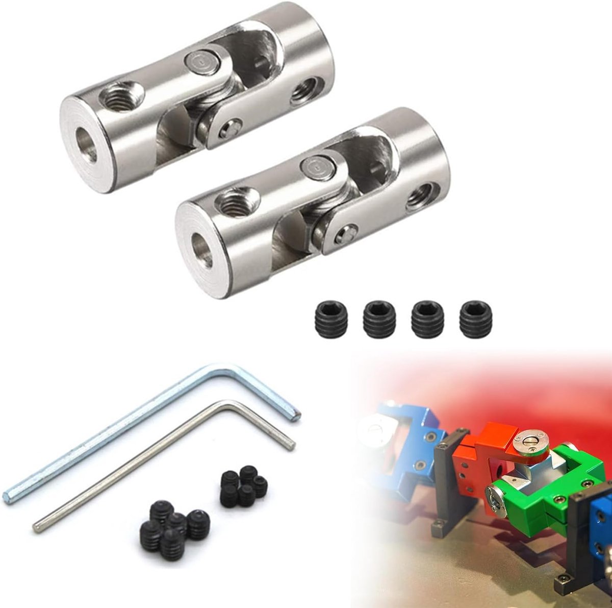 Clutch motor connector - universeel - hoogwaardig nikkelgeplateerd - eenvoudig te gebruiken - ShopVlot