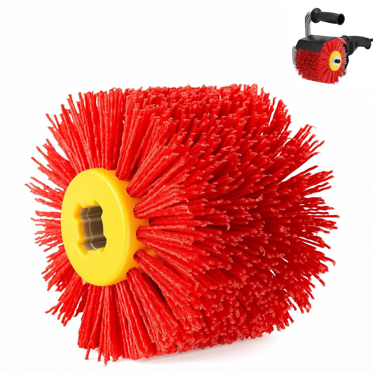 Nylon borstel 80 grit - slijpborstel - polijstborstel voor houtbewerking - perfecte afwerking - ShopVlot