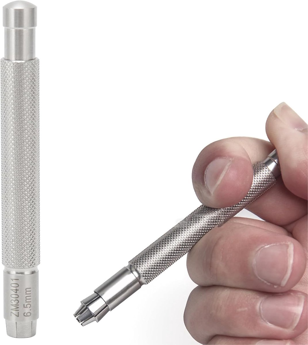 Crown winder gereedschap 6.5 - roestvrij staal - handmatig mechanisch - eenvoudig opwinden voor horloges - ShopVlot