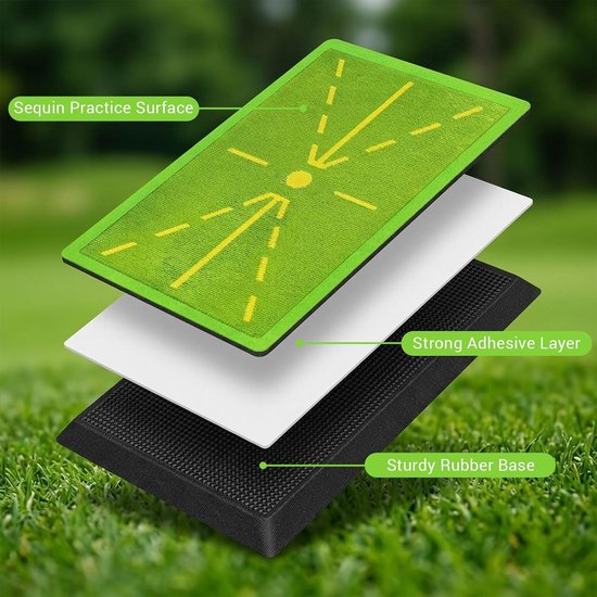 Golf trainingsmat - golfschommelmat - swing feedback - antislip rubberen basis voor binnen en buiten - ShopVlot van GOLF — afbeelding 4