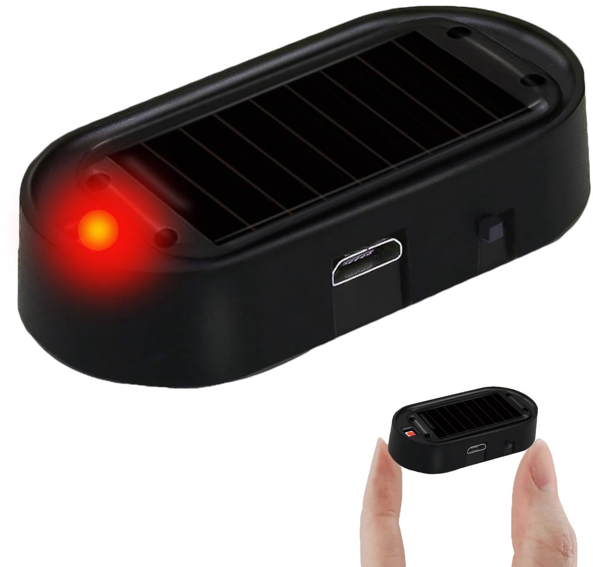 Solidchoice - Solar LED Alarmlicht voor Voertuigen