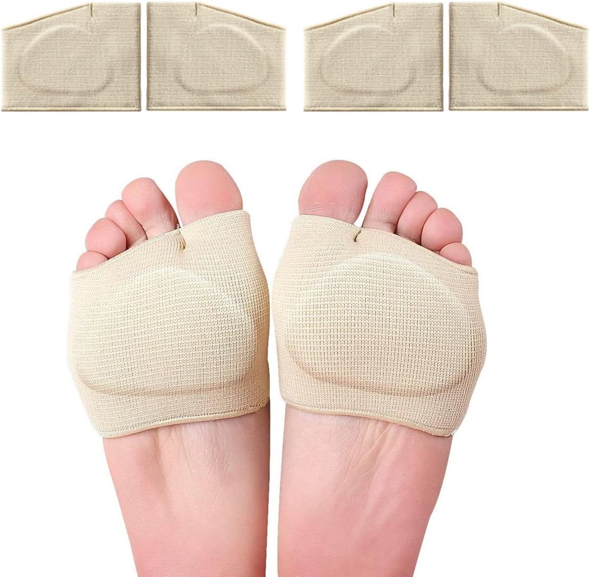 Schoenpads voor dames - Midfoot cushions - Zachte gel - Pijnverlichting tijdens het lopen - ShopVlot