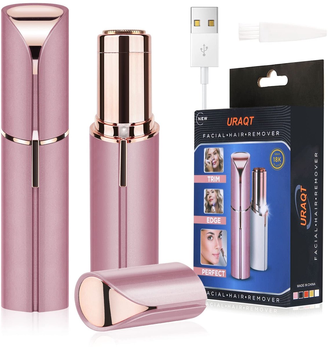 Solidchoice - Draadloze Gezichtsbeharing Trimmer voor Vrouwen