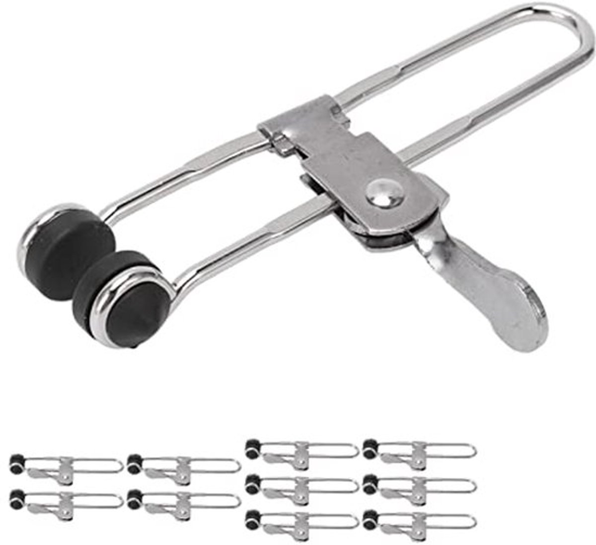 Verlaagd Plafond Tegel Grip Klemmen 10 Stuks Hefboom Actie Raster Klem Roestvrij Staal Multifunctionele Roest Proof Tegel Montage Clips Hardwareclampvise