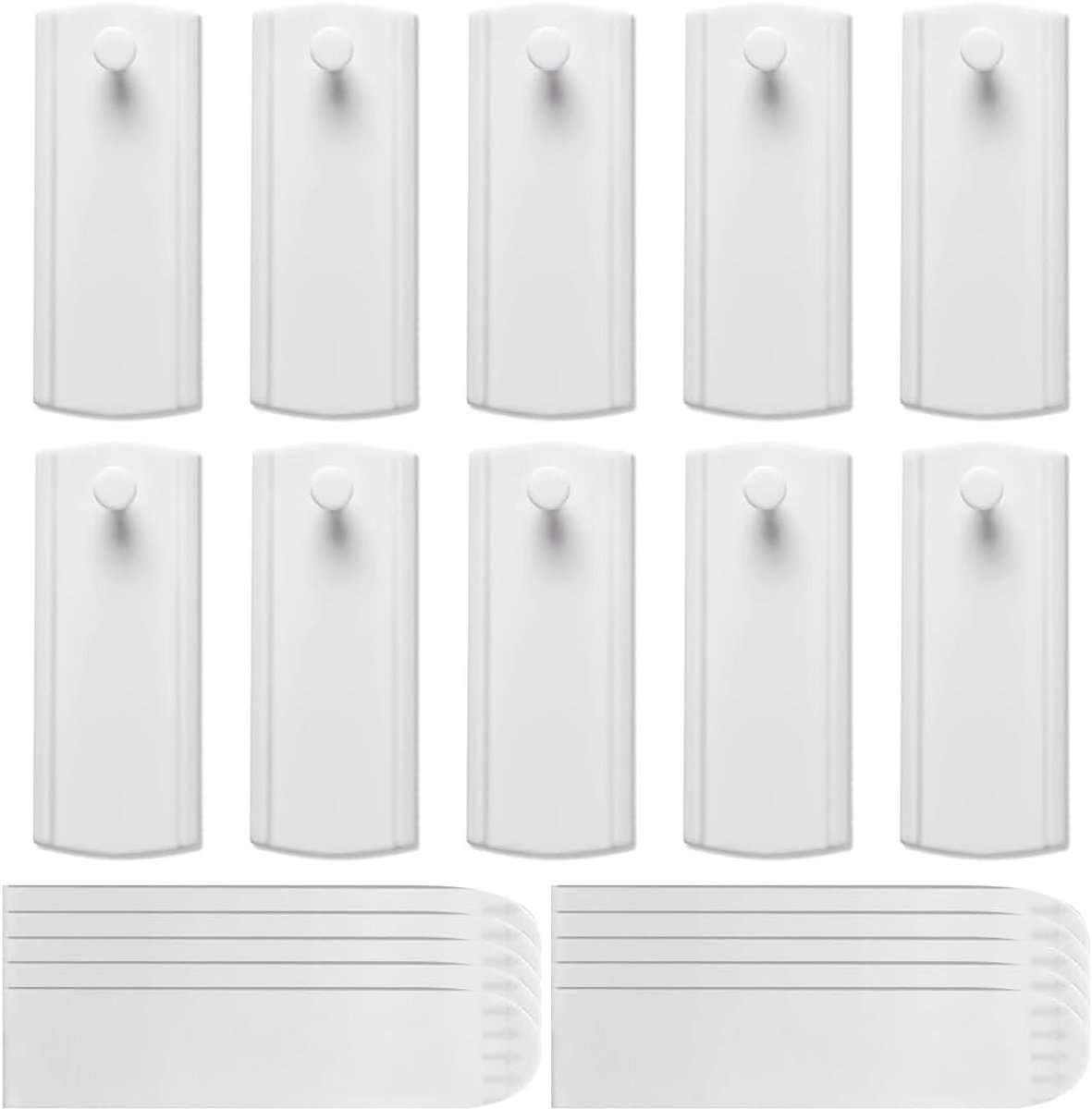 Fotohaken set - 10 grote universele haakjes - inclusief 10 verwijderbare plakstrips - ShopVlot