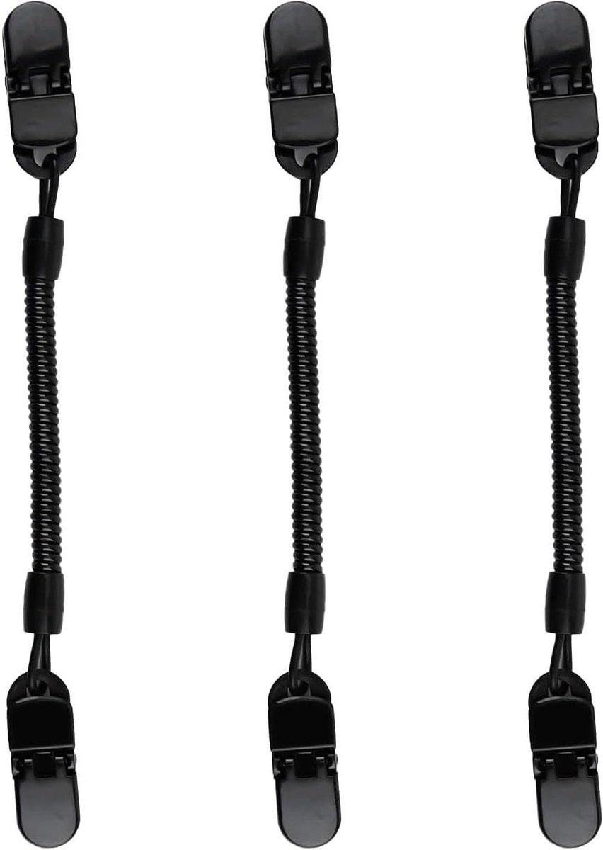 Hattasclip 3 Stuks - Windproof Black - Voor Buitenactiviteiten - Voorkomt Wegwaaien - ShopVlot