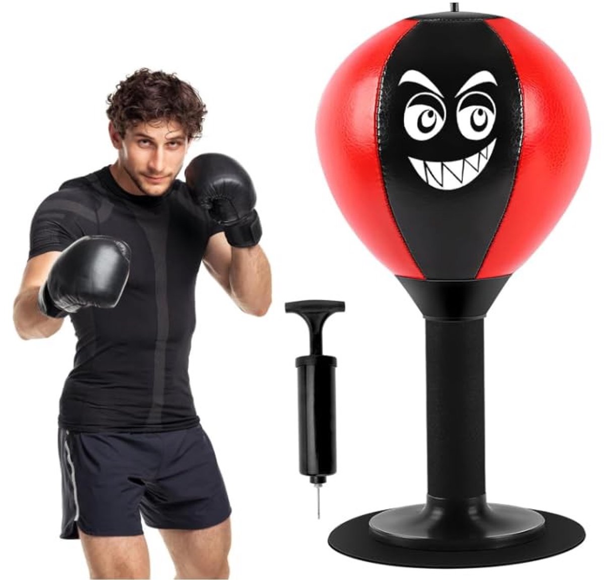 Solidchoice - Mini Punching Bag Tafelset voor Thuis en Kantoor
