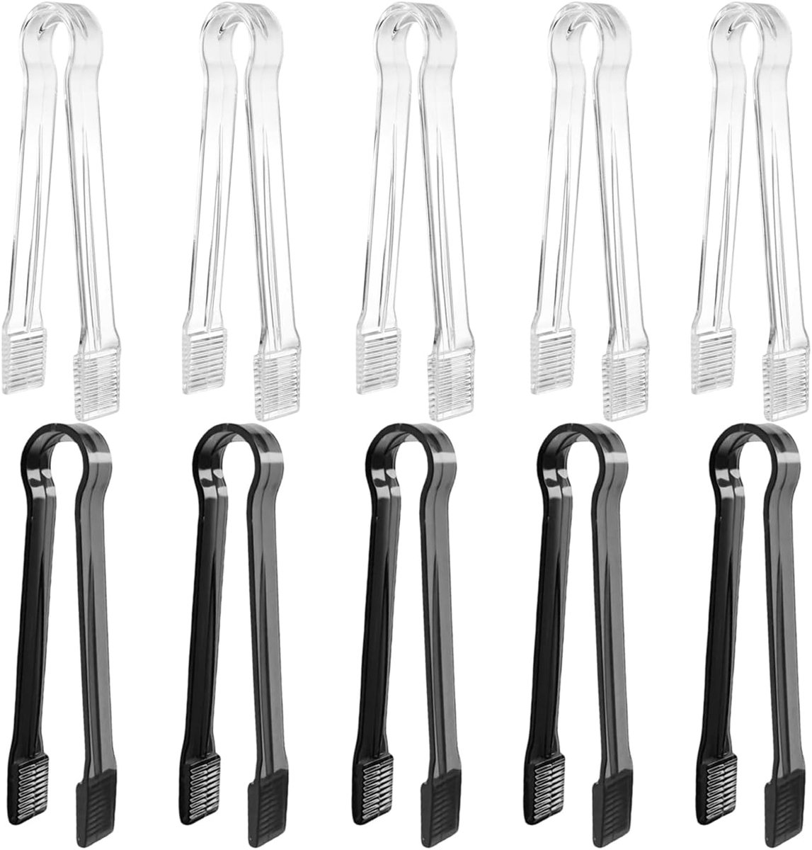 10 Acrylic Ice Clamps, Non-slip Food Clamps, Modern Minimalist Fruit Clamps, Buffet Props, Barbecue Dessert Clamps - ShopVlot