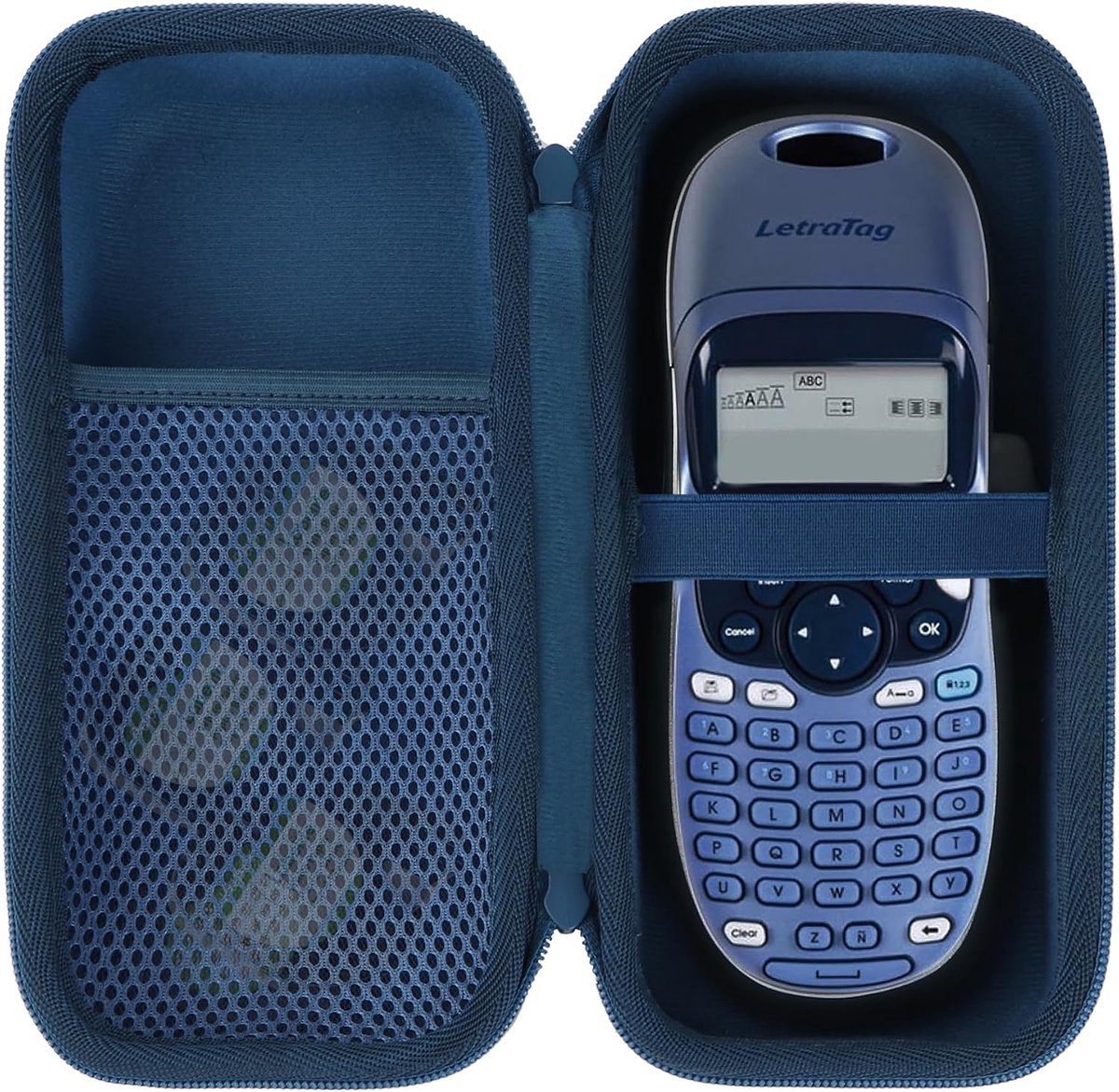 Lebakort Hard Protective Case Cover for DYMO LetraTag 100H / LetraTag 100H Plus Label Maker Starter Kit, Blue - ShopVlot