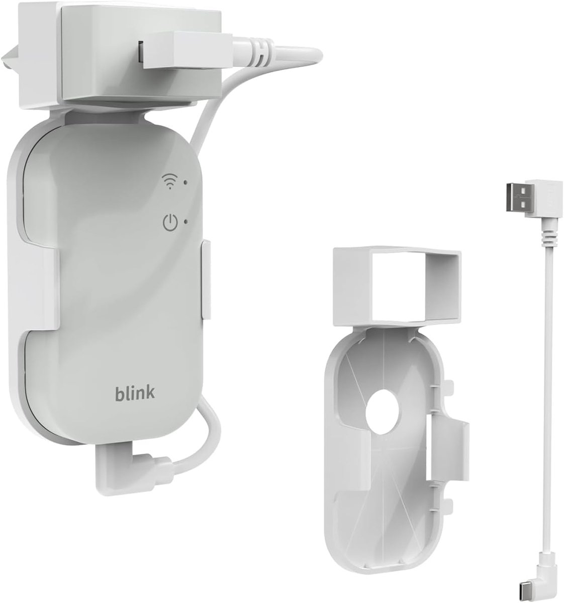 Wandmontage voor Blink Sync Module Core - Stekkerhouder wit - Perfecte pasvorm - Ruimtebesparend ontwerp - ShopVlot